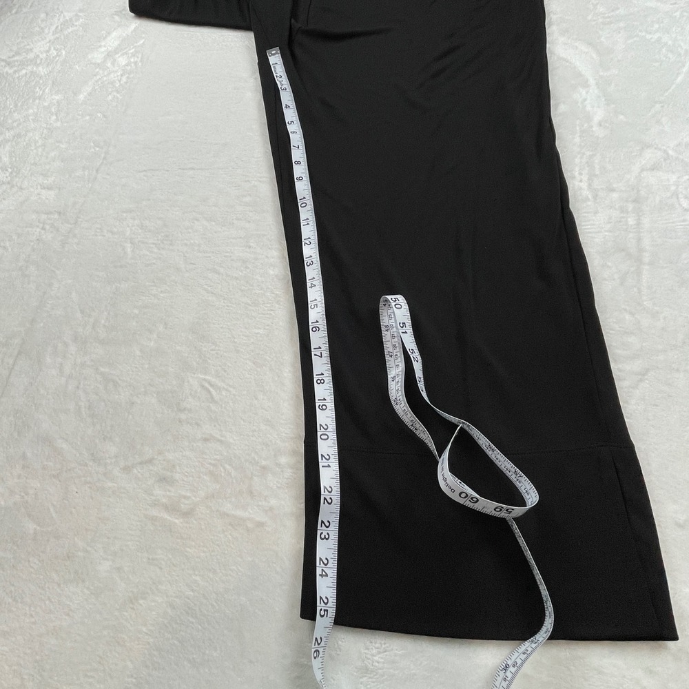 JJill Womens XL Black Rayon Blend Cropped Wide Leg Elastic Waist Pants Solid - Picture 8 of 11